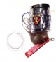 Caneca Térmica com Tampa  E CORDÃO -Sport  450 ml-Produto Oficial Licenciado